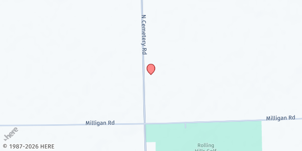 Map showing Cass City United Methodist Church at 5100 Cemetery Rd, Cass City, MI