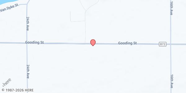 Map showing St. Francis Xavier Pantry- Conklin at 2044 Gooding St, Conklin, MI