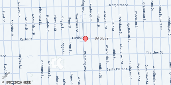 Map showing Amazing Kinkz, LLC at 18090 Wyoming Ave, Detroit, MI