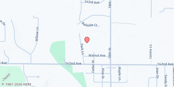 Map showing Epiphany Lutheran Church Pantry at 4219 Park Lane, Dorr, MI