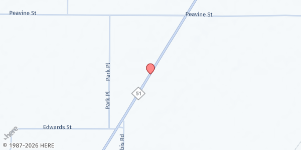 Map showing Church of Christ Dowagiac at 58273 M-51 S, Dowagiac, MI