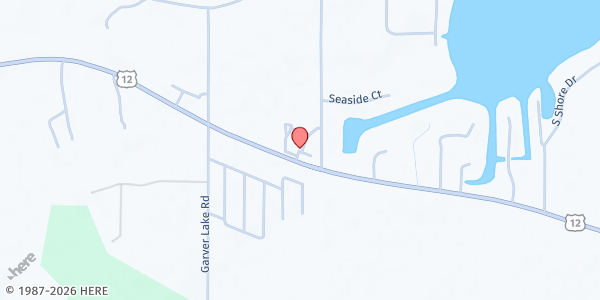 Map showing Edwardsburg Food Pantry at 24832 US-12, Edwardsburg, MI