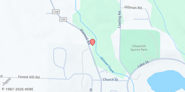 Map showing Good Samaritan Family Services at 9746 Main Street, Ellsworth, MI