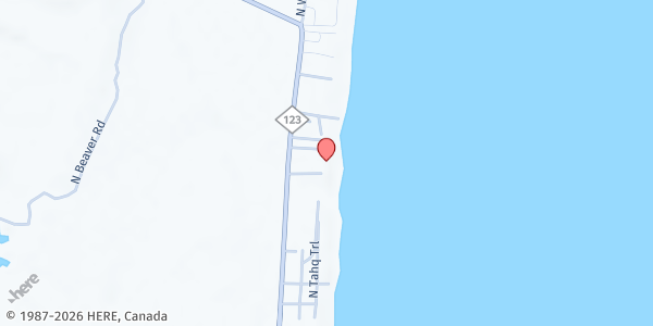 Map showing CLM-CAA-Seniors-Paradise at 7052 M123, Emerson, MI