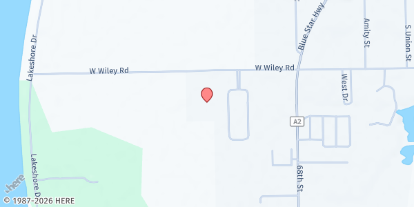 Map showing Christian Neighbors, Inc. (Douglas) at 6874 Wiley Road, Fennville, MI
