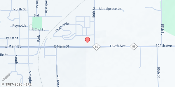 Map showing Ladders Of Hope Food Pantry at 717 E Main St, Fennville, MI