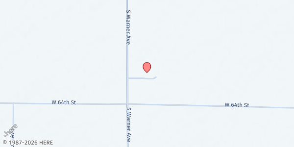 Map showing TrueNorth Community Services - Fremont Distribution Site at 6308 S Warner Avenue, Fremont, MI