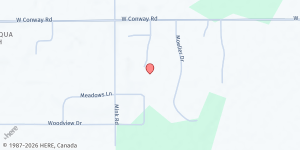 Map showing Manna Food Project - Harbor Springs at 8791 McBride Park Ct, Harbor Springs, MI