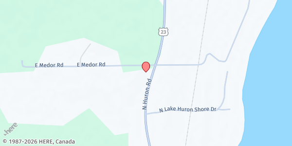 Map showing St Andrews By the Lake at 745 N U.S. 23, Harrisville, MI