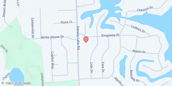 Map showing Church of the Holy Spirit at 3700 Harvey Lake Road, Highland Charter Township, MI