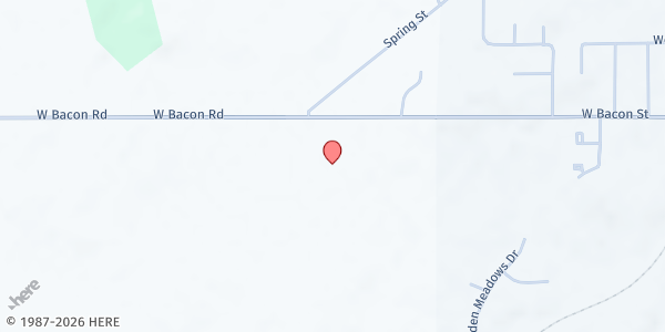 Map showing Current Church Food Pantry - Distribution Center at 2211 W Bacon Rd, Hillsdale, MI