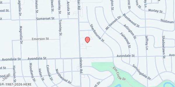 Map showing Focus Hope – Inkster at 759 Inkster Road, Inkster, MI