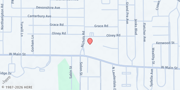 Map showing Westwood Neighborhood Food Pantry at 538 Nichols Rd, Kalamazoo, MI