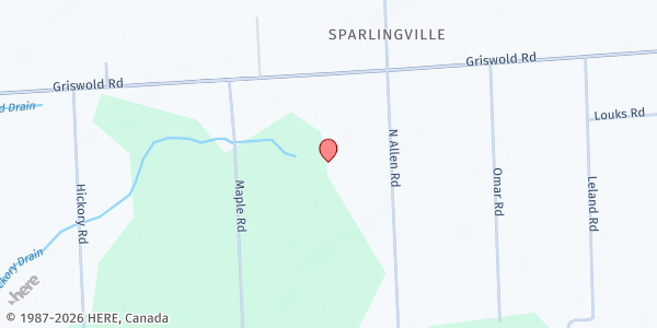 Map showing Harbor Impact Ministry at 1963 Allen Rd, Kimball, MI