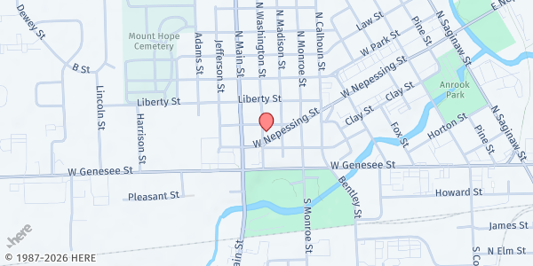 Map showing Immaculate Conception at 814 W Nepessing St, Lapeer, MI