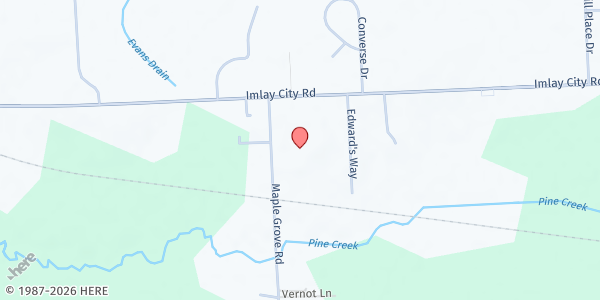 Map showing Lapeer County CMH (Stepping Stones) at 2020 Imlay City Rd, Lapeer, MI