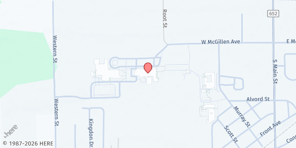 Map showing Mattawan Area Pantry at 56720 Murray St., Mattawan, MI