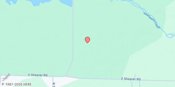 Map showing Greater Midland North Midland Family Center at 2601 E. Shearer Rd., Midland, MI