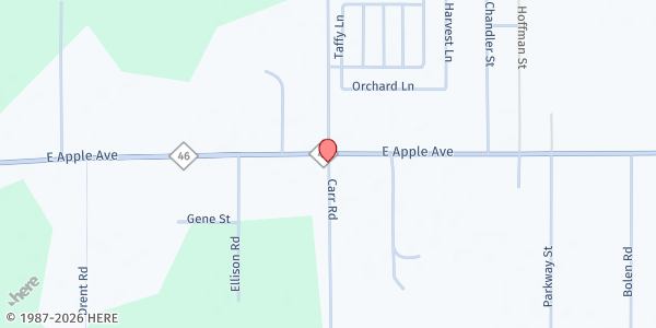 Map showing COGIC Community Center/Holy Trinity at 2140 Valley Road, Muskegon, MI