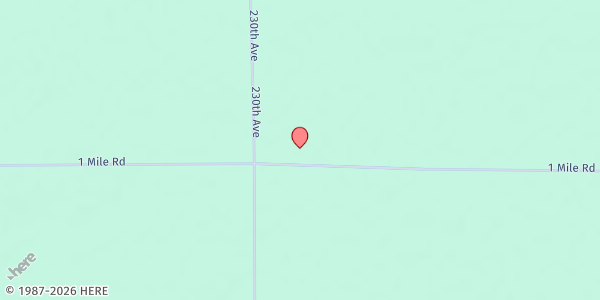 Map showing Luther Bible Chapel at 1018 230th Avenue, Newaygo, MI