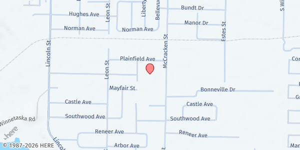 Map showing St. Francis de Sales Catholic Church at 2929 Mc Cracken St, Norton Shores, MI
