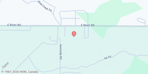 Map showing Grace Community EPC at 3550 E. River Rd, Oscoda, MI