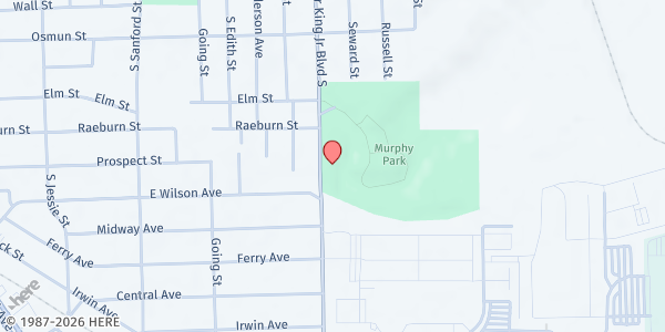 Map showing Salvation Army Wallace E Howard Pontiac Corps at 525 Martin Luther King Jr Blvd S, Pontiac, MI