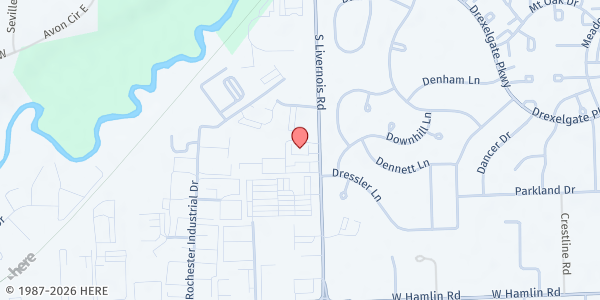 Map showing Neighborhood House - Rochester Hills at 1720 S Livernois Rd, Rochester Hills, MI