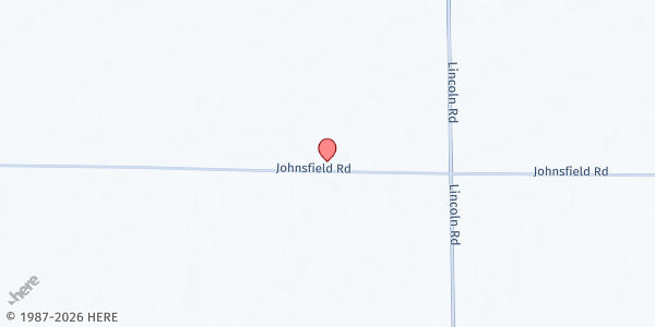 Map showing Bethlehem Lutheran Church at 5622 Johnsfield Rd, Standish, MI