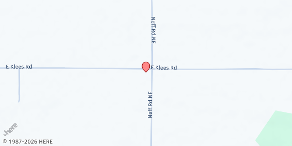 Map showing Frost Seventh Day Adventist Church Pantry at 977 Neff Road, Stanton, MI