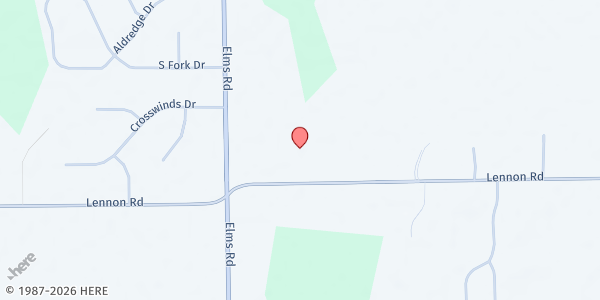 Map showing More Life Tabernacle at 6430 Lennon Rd, Swartz Creek, MI