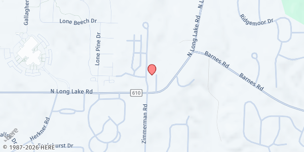 Map showing Prayer Fyre at 4094 Coors Drive, Traverse City, MI