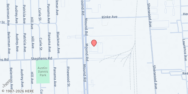 Map showing The Salvation Army Warren Corps Community Center at 24140 Mound Rd, Warren, MI