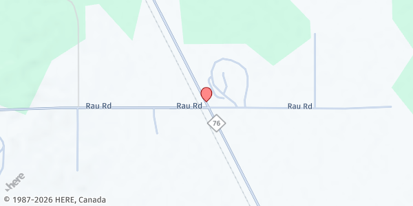 Map showing Side Door Food Pantry at 3480 W. M-76, West Branch, MI