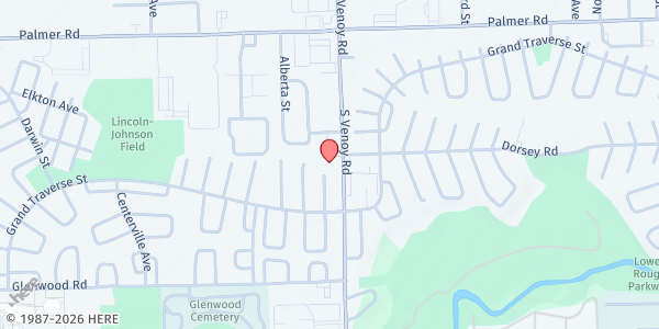 Map showing Salvation Army-Wayne-Westland at 2300 Venoy Road S, Westland, MI