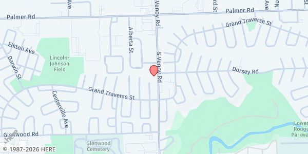 Map showing The Salvation Army Wayne Westland Corps Community Center at 2300 S Venoy Rd, Westland, MI
