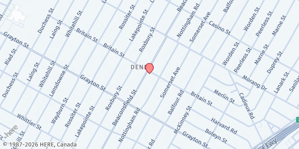 Map showing The Gift Of A Helping Hand Charitable Trust - Main Office at 11066 Beaconsfield Street, Yorkshire Woods, MI