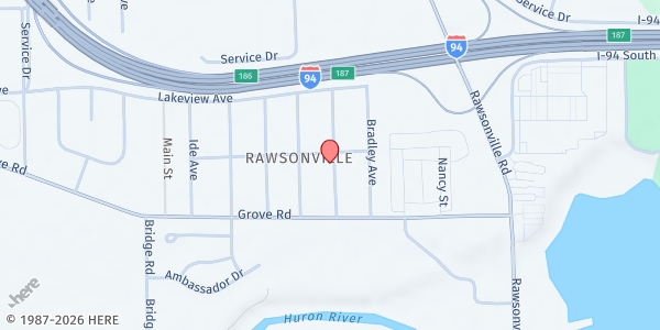 Map showing Restore World Church at 2146 Moeller Ave, Ypsilanti Charter Twp, MI