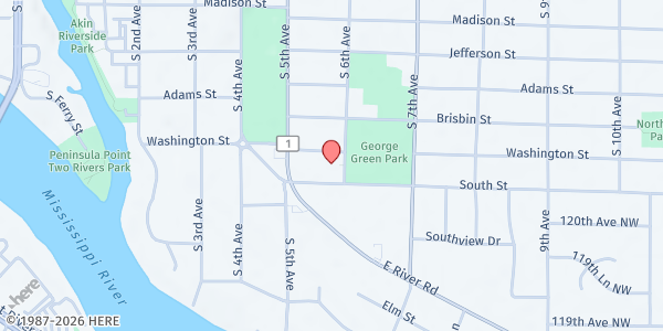 Map showing Trinity Episcopal Church - Food Distribution Center at 1415 S 6th Ave, Anoka, MN