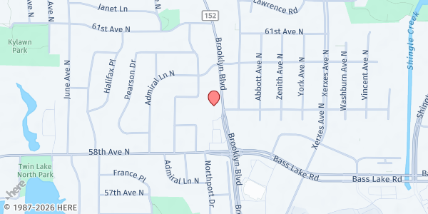 Map showing Taskforce INC - Brooklyn Center at 5901 Brooklyn Blvd, Brooklyn Center, MN