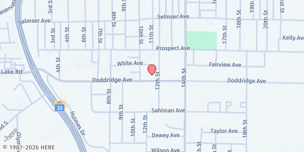 Map showing Second Harvest Northland: Carlton County at 615 12th Street, Cloquet, MN