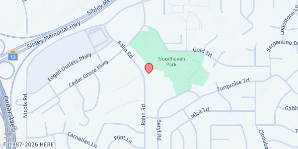 Map showing 42306 - Eagan Food Pantry at 3910 Rahn Rd, Eagan, MN