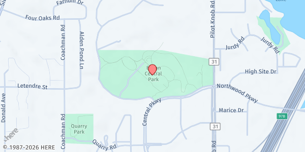 Map showing Eagan Market Fest at 1501 Central Parkway, Eagan, MN
