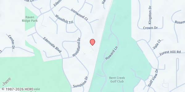 Map showing Briar Hills YMCA at 7025 Woodland Drive, Eden Prairie, MN