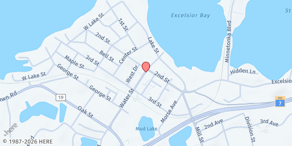 Map showing His House Foundation/Abundance - Excelsior at Excelsior, Excelsior, MN