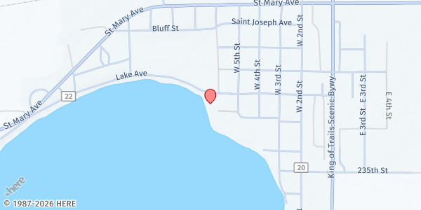 Map showing Graceville Satellite Food Shelf at 517 Studdart Ave, Graceville, MN