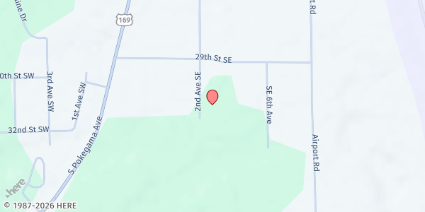 Map showing Community Cafe: Grand Rapids at 3130 Southeast 2nd Avenue, Grand Rapids, MN