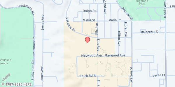 Map showing Maverick Food Pantry at Carkoski Commons at 142 Carkoski Commons, Mankato, MN