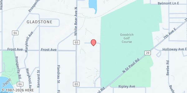 Map showing Family Service Center Catholic Charities at 2001 Van Dyke Street, Maplewood, MN