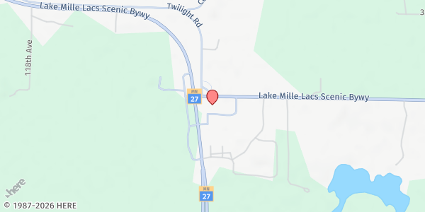 Map showing Onamia Vet's Club - Fare for All at 38692 U.S. 169, Onamia, MN